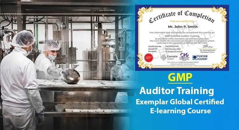 GMP Certified Auditor Training
