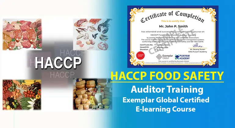 HACCP Food Safety Certified Auditor Training