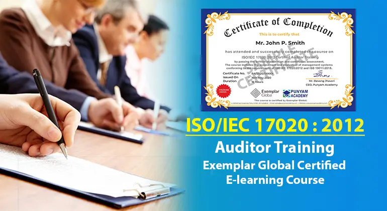 ISO/IEC 17020:2012 Certified Auditor Training