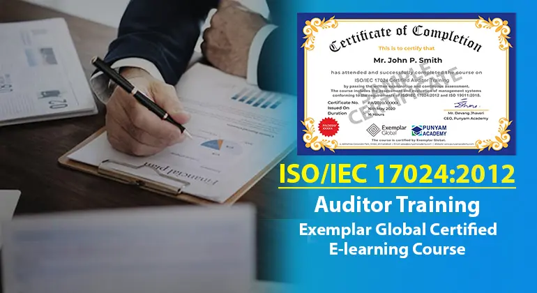 ISO/IEC 17024 Certified Auditor Training