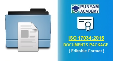 ISO 17034:2016 Documentation Kit with Manual, Procedures, Forms and Checklists