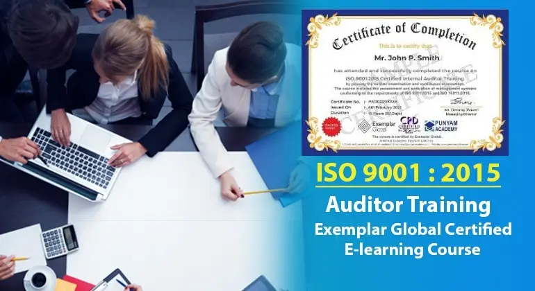 ISO 9001:2015 Certified Internal Auditor Training