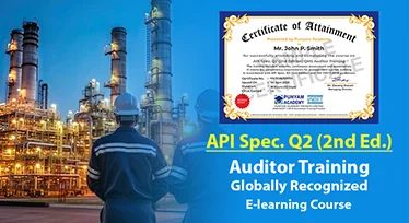 API Spec. Q2 (2nd edition) QMS Auditor Training