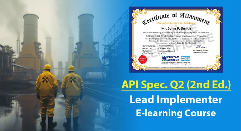 API Spec. Q2 (2nd Edition) Lead Implementer Training