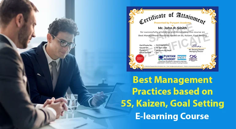 Best Management Practices based on 5S, Kaizen, Goal Setting