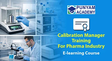 Instrument Calibration Manager Training for Pharma Industry
