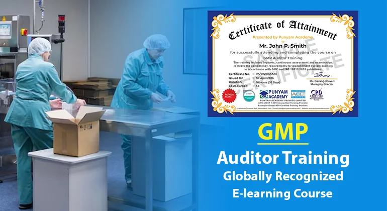 GMP Certified Auditor Training