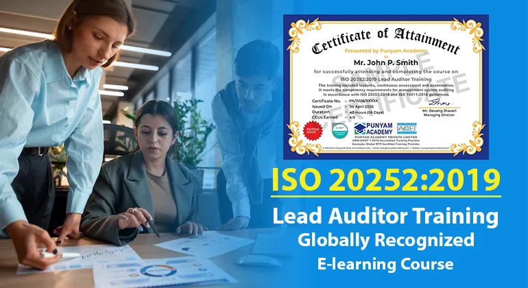ISO 20252:2019 Lead Auditor Training