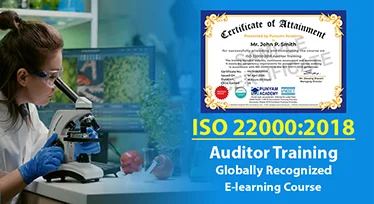 ISO 22000 Auditor Training - Online Course