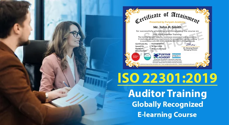 ISO 22301 Certified Auditor Training