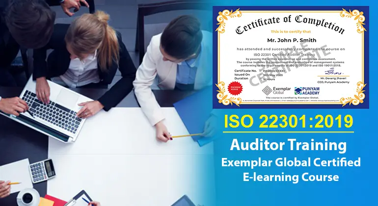 ISO 22301 Certified Auditor Training