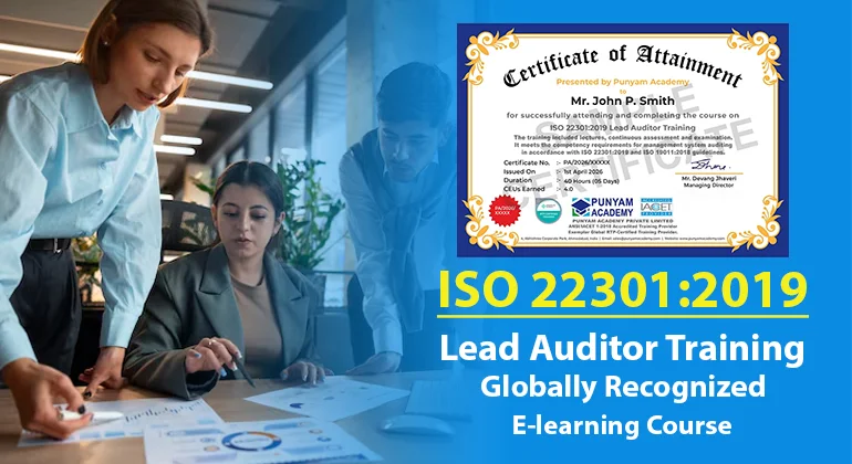 ISO 22301:2019 Lead Auditor Training