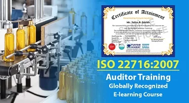 ISO 22716:2007 Internal  Auditor Training Online