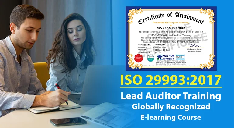 ISO 29993:2017 Lead Auditor Training