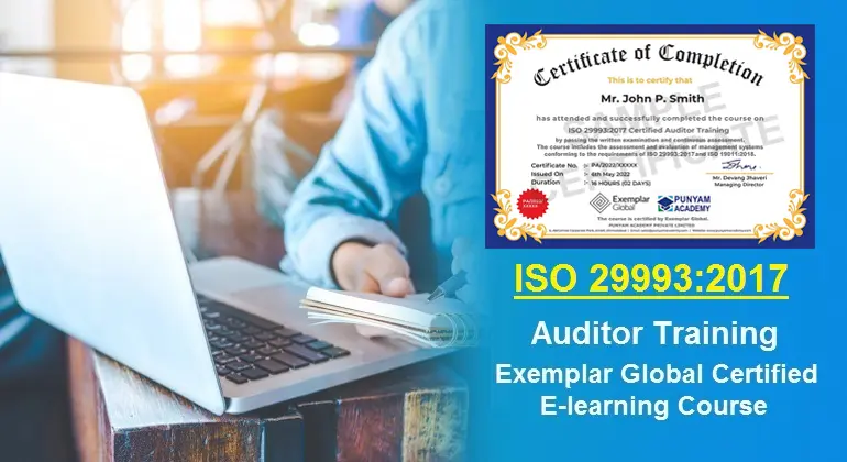 ISO 29993:2017 Certified Auditor Training