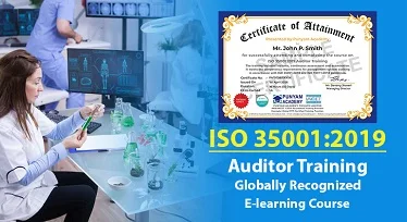ISO 35001 Auditor Training - Online Course