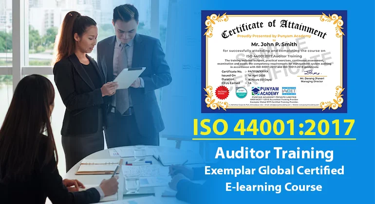 ISO 44001:2017 Certified Auditor Training