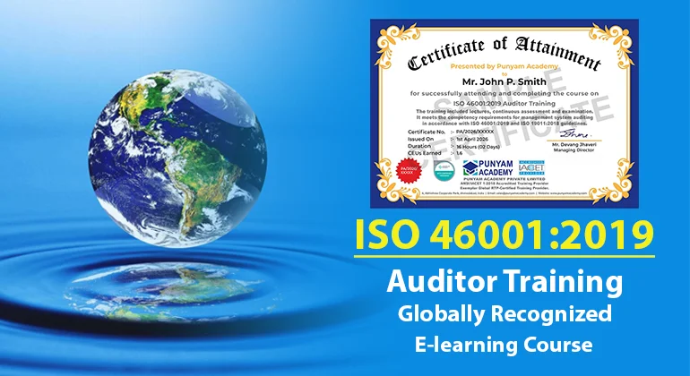 ISO 46001:2019 Auditor Training