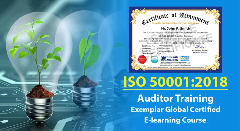 ISO 50001:2018 Certified Auditor Training