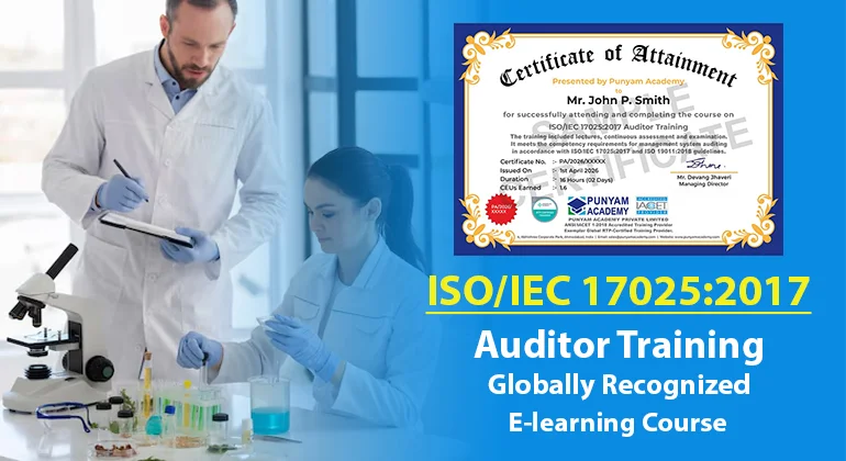 ISO/IEC 17025:2017 Certified Auditor Training
