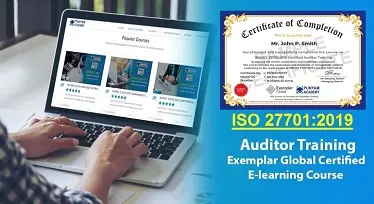 ISO/IEC 27701 Auditor Training- Online Course