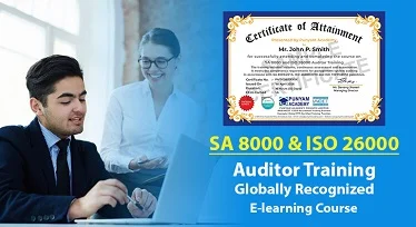 SA 8000 and ISO 26000  Auditor - Online Course