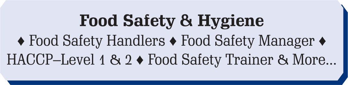 Food Safety & Hygiene