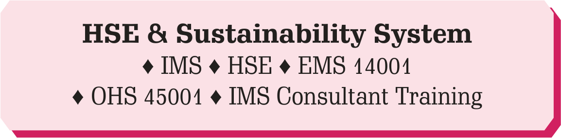 HSE & Sustainability Management